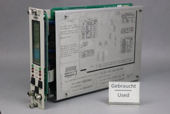 Bently Nevada 3300/16-13-01-00-00-00-00 3300 Series Gap Dual Vibration Monitor with 160mm Length and Plug-and-Play Upgrade for Dual Vibration Readings