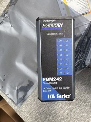 Foxboro FBM242 16-channel Discrete Output Module with 2A per Channel and Galvanic Isolation