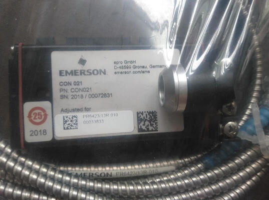 EPRO PR6423/010-031 8mm Eddy Current Sensor with Non-contact Measurement M10x1 Threads and 8M Armored Cable